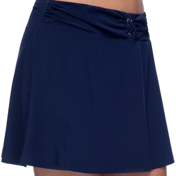 Profile By Gottex Other - PROFILE CRISS CROSS DETAIL NAVY COVER SKIRT